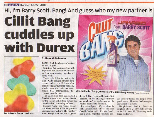 HI, I'M BARRY SCOTT - Cilit Bang ad 